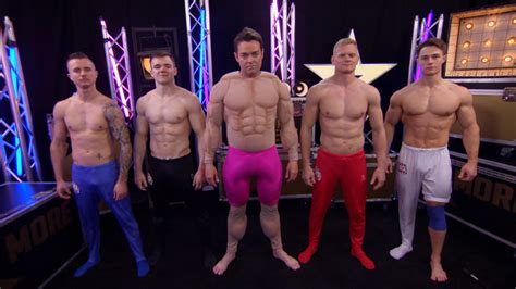 Stephen Gets Topless And Joins Hunky Gymnasts 4g Britain S Got Talent
