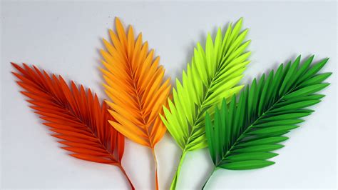 colors paper easy paper leaf paper leaves making paper crafts