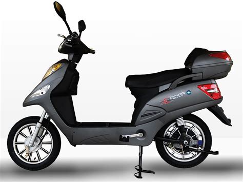 scooter  grey  black  color