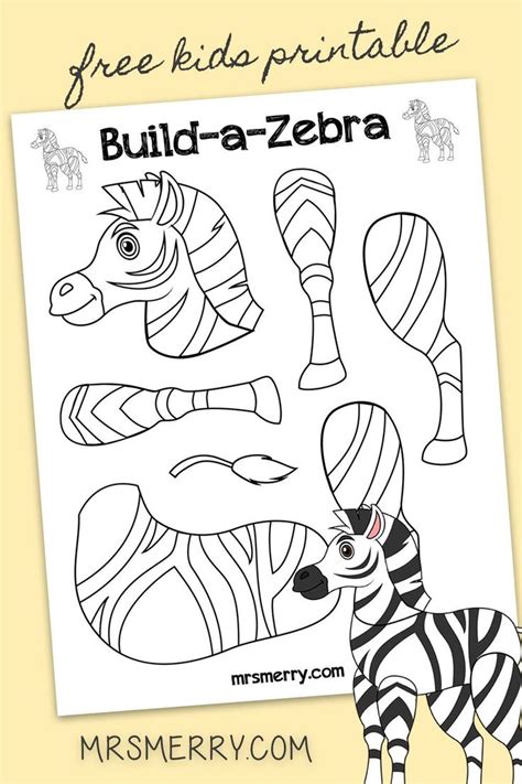 zebra craft printable printable word searches