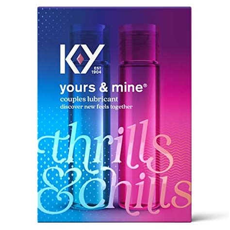 lubricant for him and her k y yours and mine couples lubricant 3 fl oz