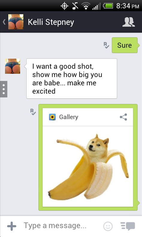 some random person started sexting me on kik the choice was clear supershibe