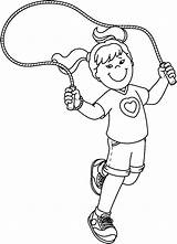 Clipart Rope Jumping Clip Coloring Carson Dellosa Colorear Para Dibujos Sport Kids Bmp Deportes Dibujar Educacion Bw 1375 Children Barn sketch template