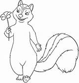 Hammy Squirrell Hedge sketch template