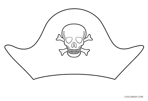 printable pirate hat template printable templates