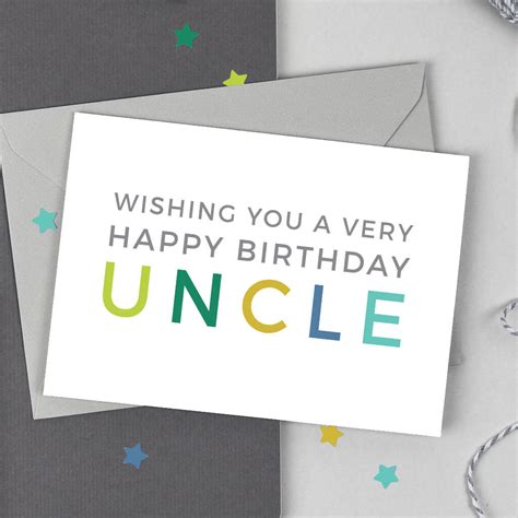happy birthday uncle card  studio