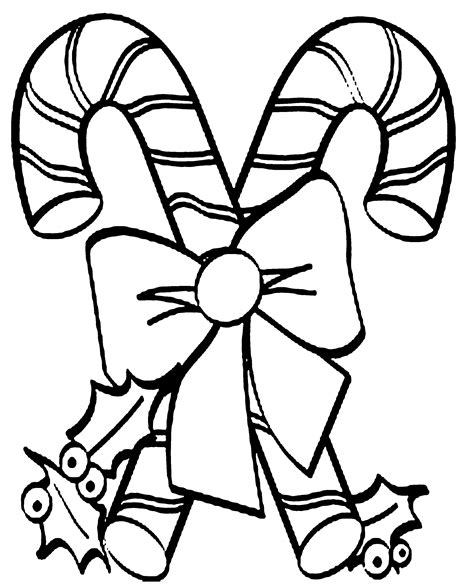 printable candy cane coloring pages coloring home