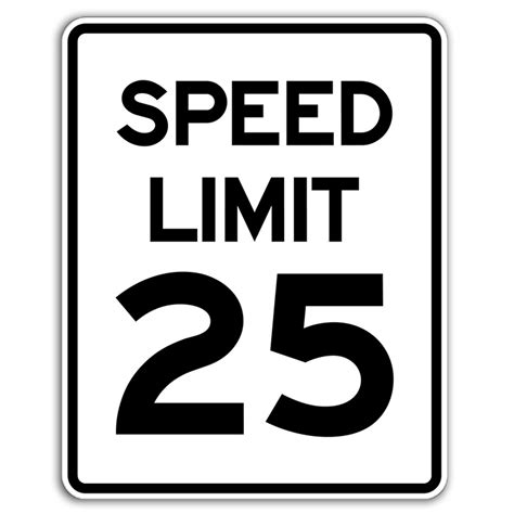 speed limit signs dornbos sign safety