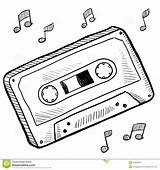 Cassette Tape Drawing Clipart Sketch Music Doodle Drawings Vector Tapes Illustration Audio Easy Record Clipground Pencil Pixshark Notes Cliparts Graffiti sketch template