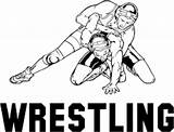 Wrestling Drawing Coloring Pages Getdrawings School High sketch template