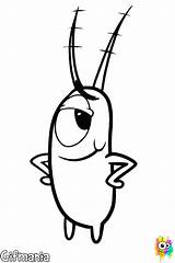 Bob Drawing Plankton Spongebob Coloring Pages Cartoon Para Colorear Drawings Dibujo Ausmalbilder Sheldon Easy Esponja Coloringpages Este Marley Dragon Dibujos sketch template