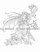 Amy Brown Fairy Coloring Pages sketch template