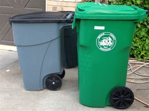 dekalb big green trash cans  aha connection