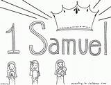 Samuel Bible Saul Sunday God Coloringhome sketch template