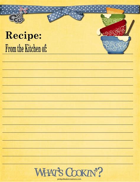 downloadable recipe templates boatbda