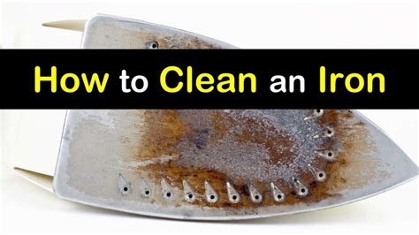 clever ways  clean  iron