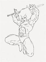 Coloring Thundercats Cat Designlooter sketch template