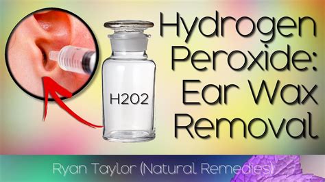 hydrogen peroxide  ear wax removal youtube