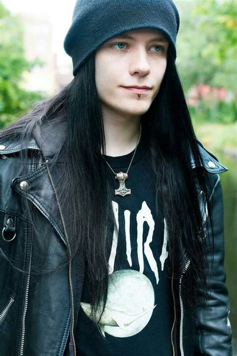 hot long haired goth guy hot porno