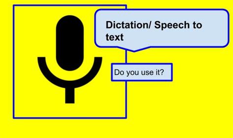dictation technologies innovative speech therapy