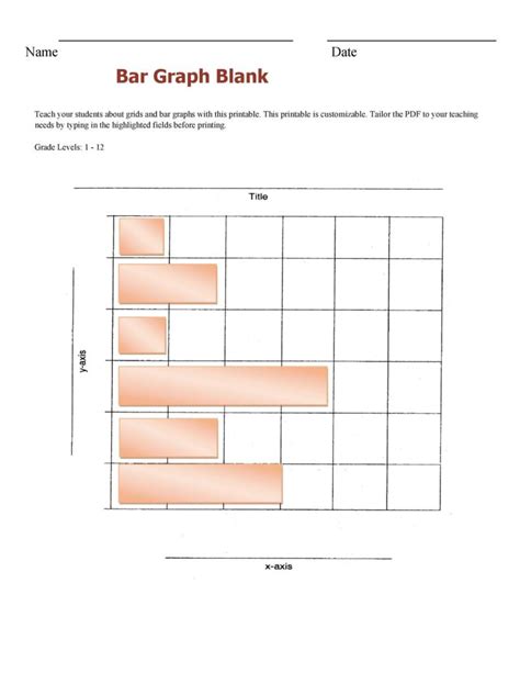 blank bar graph templates bar graph worksheets templatelab