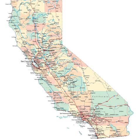 california road map ca road map california highway map