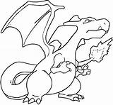 Charizard Pokemon Coloring Pages Netart Getdrawings sketch template
