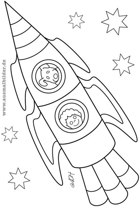 coloring page rocket coloring page robot rocket space coloring