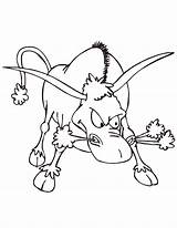 Ferdinand Coloring Pages Bull Charging Color Drawing Online Movie Colouring Popular Sheets Site Print Coloringhome Library Clipart Coloring2print Line sketch template