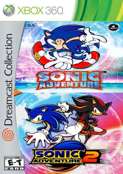 sonic adventure collection xbox  xbox  box art cover  sonic dash dx