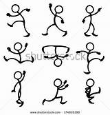 Stickman Coloring Pages Drawing Stick Getcolorings Figure sketch template