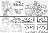 Coloring Jubilee Queen Elizabeth Pages Diamond Colouring Queens Birthday Ii Craft Posts Related British Familyholiday Party Choose Board sketch template