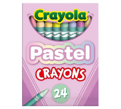 crayola pastel crayons  count box crayolacom crayola