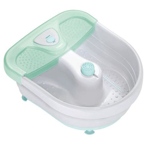 conair foot spa with massaging bubbles and heat