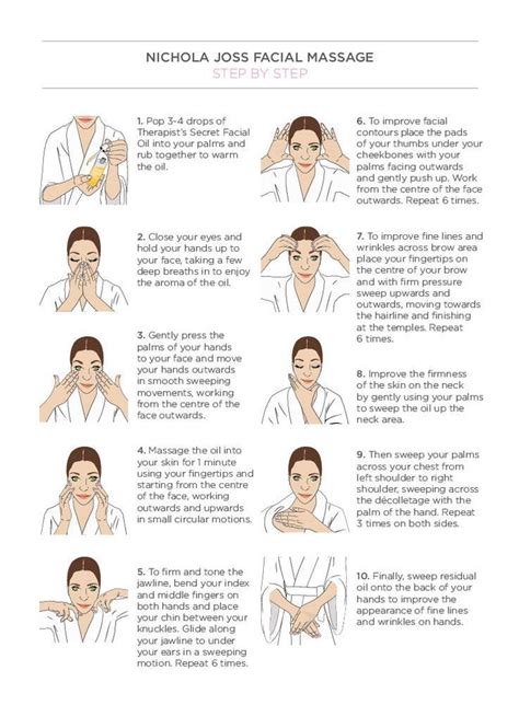 massagem facial para reduzir rugas massage tips facial massage steps