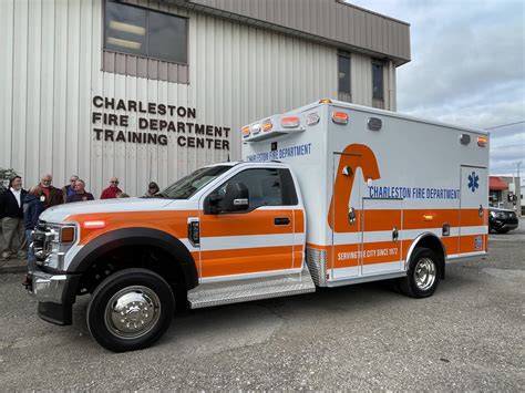 charleston unveils  ambulance  mark  years  emergency medical