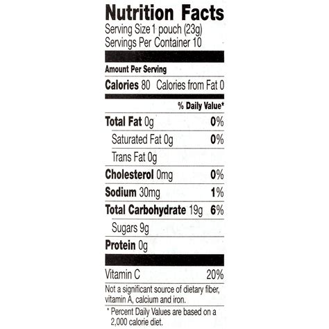 result images  birthday chip bag nutrition facts png png image
