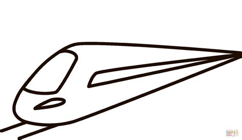bullet train coloring page  printable coloring pages