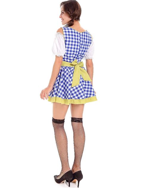 Traditional French Maid Costume For Women Yellow Wonder