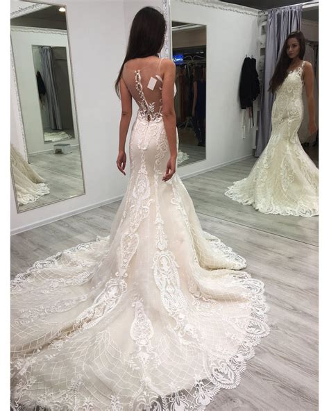 eslieb high end custom made 100 real picture mermaid wedding dresses