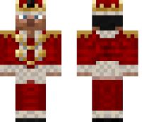 king minecraft skin