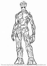 Groot Drawingtutorials101 sketch template