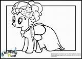 Pie Pinkie Coloring Pony Pages Little Gala Digger Kids A4 Cartoon Pinky Princess Dresses Library Wedding Clipart Cute Cadence Dress sketch template