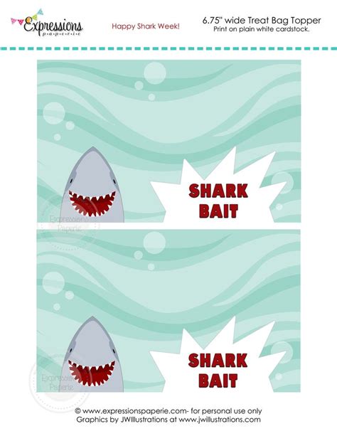 printables shark week images  pinterest shark