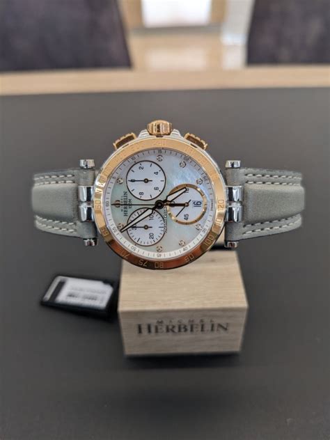 michel herbelin newport chrono lady for 679 for sale from a trusted