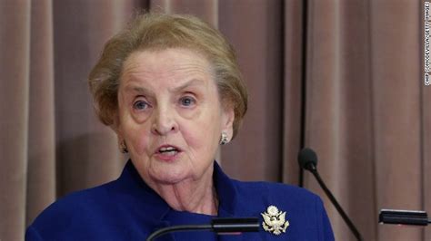 madeleine albright is on the cover of a wheaties box