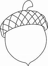 Acorn Coloring Pages Printable Color sketch template
