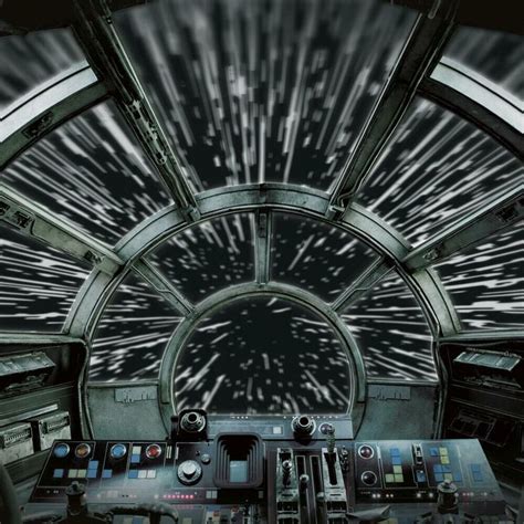 Star Wars Millennium Falcon Peel And Stick Mural In 2020 Star Wars