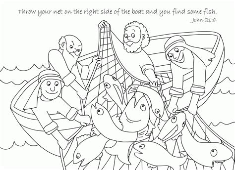 bible coloring page  net full  fish coloring home