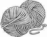 Yarn Ball Clipart Clip String Wool Cliparts Crochet Drawing Coloring Gray Balls Library Hat Easy Knitting Outline Gold Clipartmag Clipground sketch template